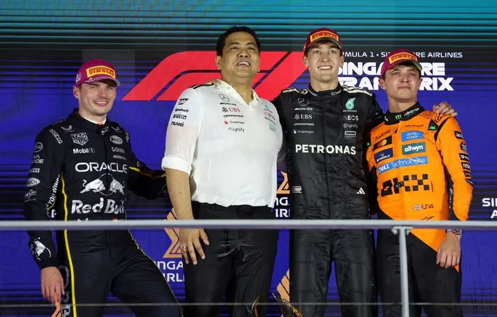 George Russell Wins Singapore Grand Prix 2025: Marina Bay F1 Race | Coffee Corner Motorsport