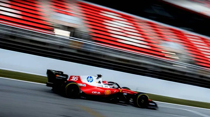 leclerc ferrari sf-26 barcelona shaledown2