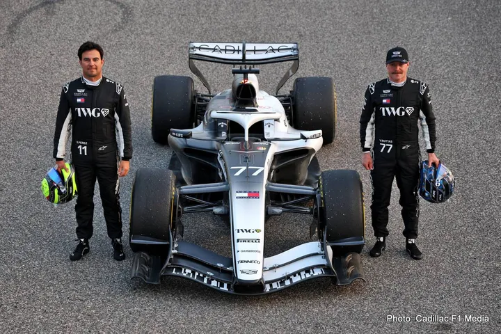 cadillac F1 bottas perez