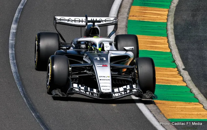 cadillac perez f1 melbourne