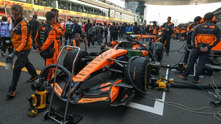 mclaren grid china