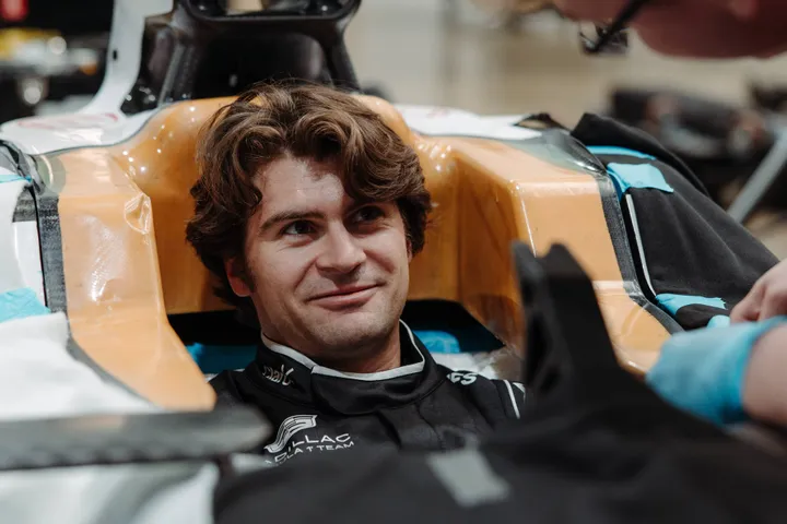 colton herta cadillac seat fitting F1 miami