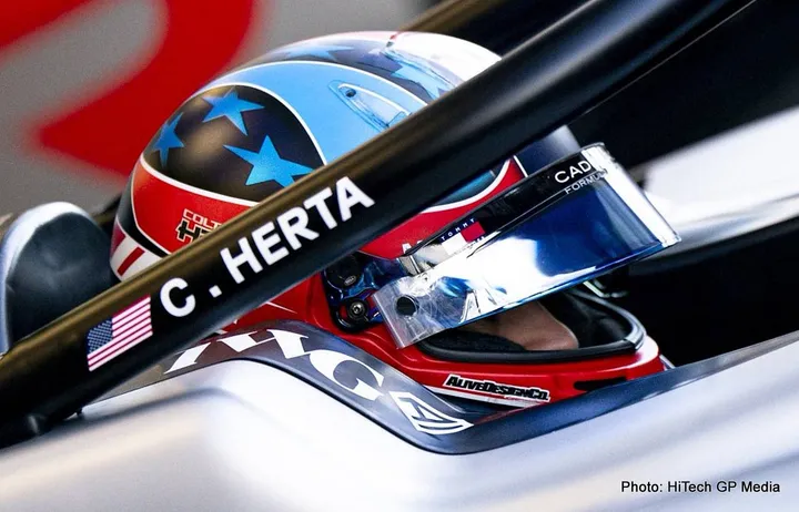 Colton herta f1 helmet