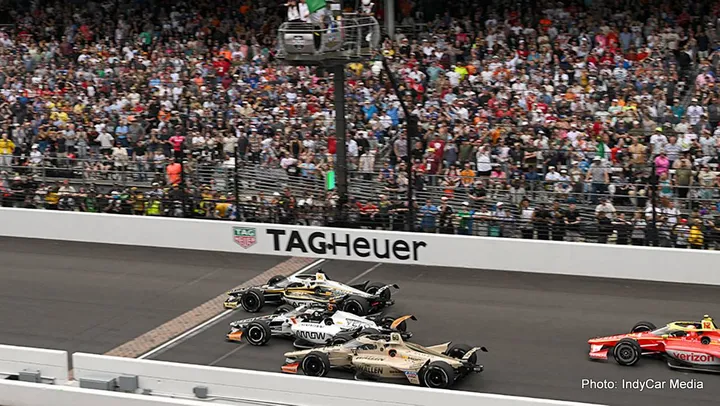 Felix Rosenqvist Drives Final Lap for the Ages To Win at Indy