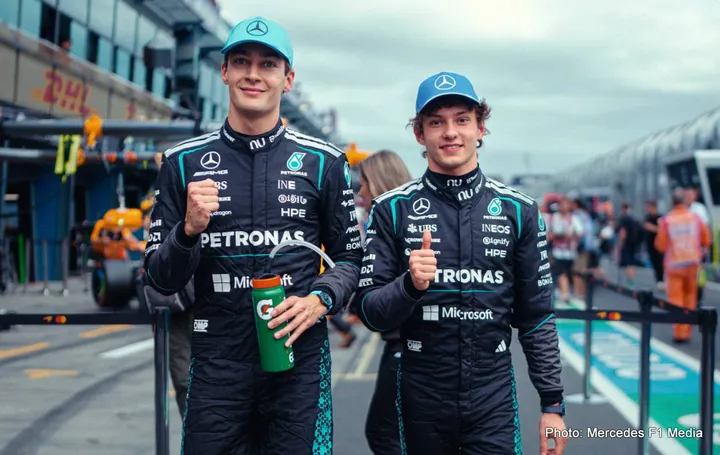 canadian grand prix russell and antonelli