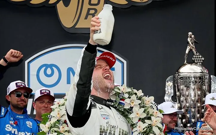 Felix Rosenqvist Drives Final Lap for the Ages To Win at Indy