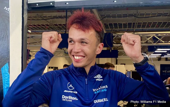 alex albon red hait miami gp