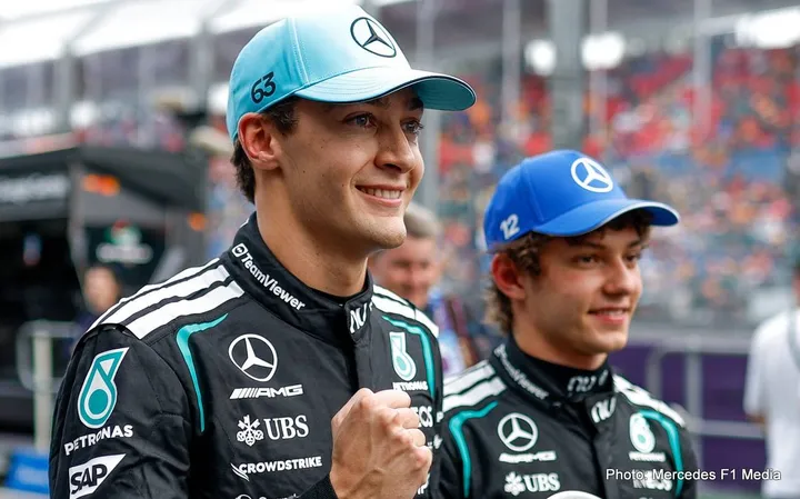 antinelli russell mercedes f1