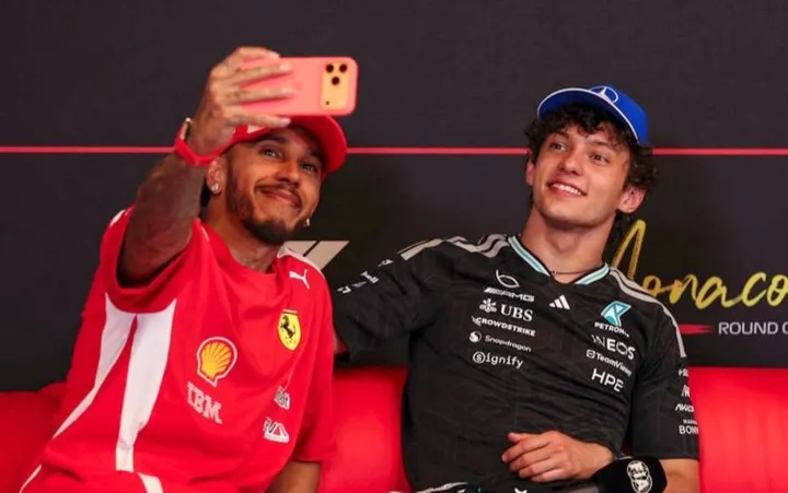 hamilton antonelli hadjar press conference Monaco