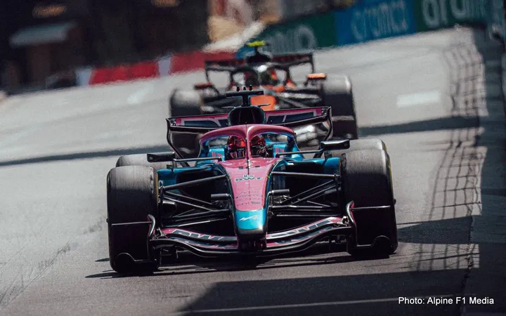 Pierre Gasly Alpine F1 Monte Carlo
