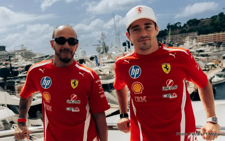 leclerc hamilton f1 ferrari monaco