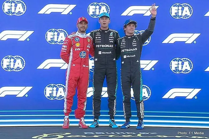 Russell-Hamilton-Antonelli-Barcelona-2026
