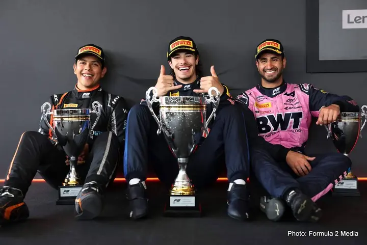 Tsolov-Maini-Villagomez-Formula2-Silverstone-2026