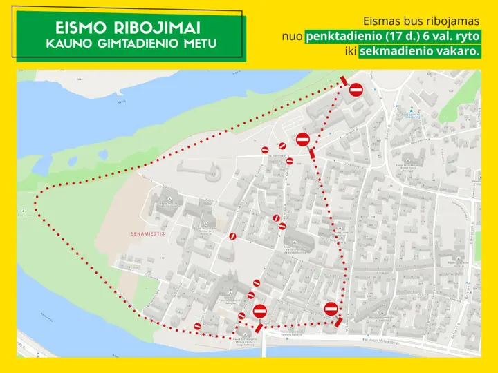 eismo apribojimai