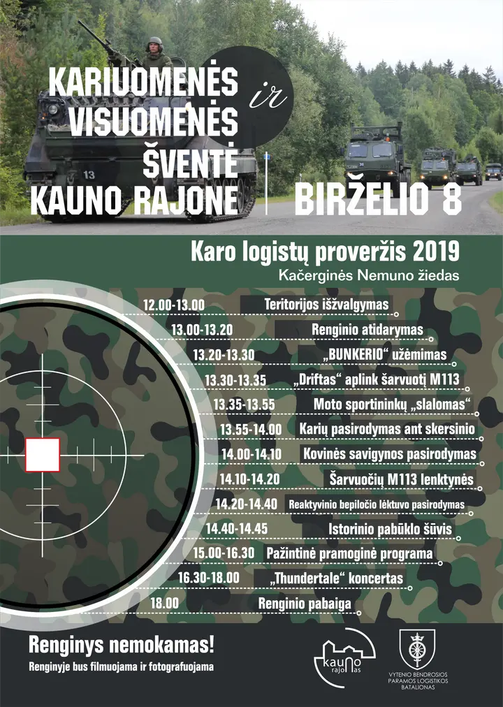 karo logist proveris 2019 visuomens ir kariuomens diena kaerginje
