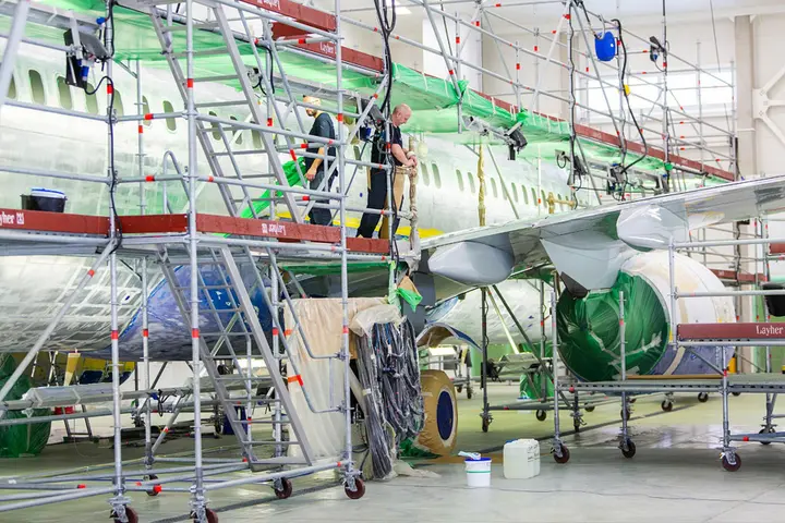maas aviation image 3 maas aviation opens new world class aircraft paint shop in kaunas lithuania