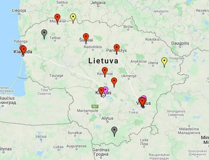 oro uzterstumas lietuvoje