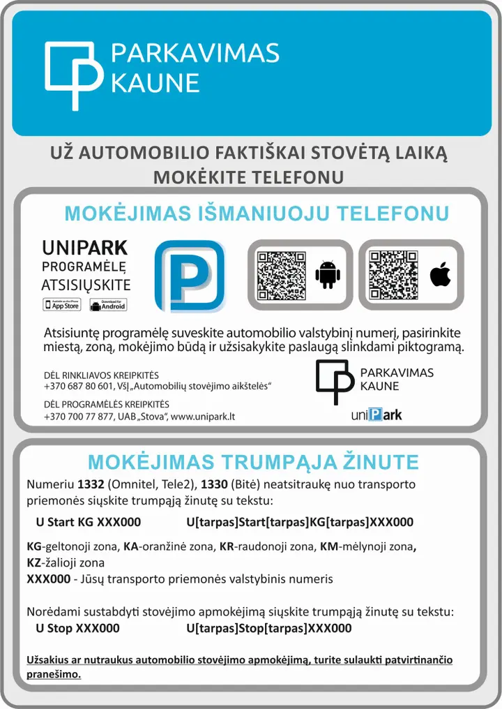parkavimaskaune