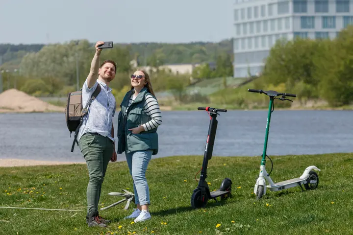paspirtukai strviduje antra