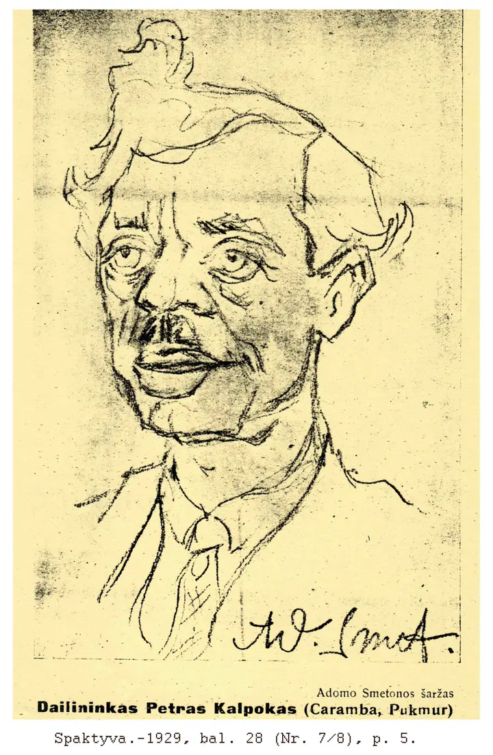 spakyva petras kalpokas spaktyva 1929 bal28 nr7 8 p5