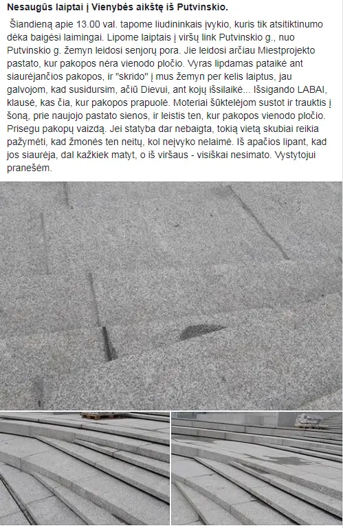 ekrano nuotrauka vienybs aikts laiptai