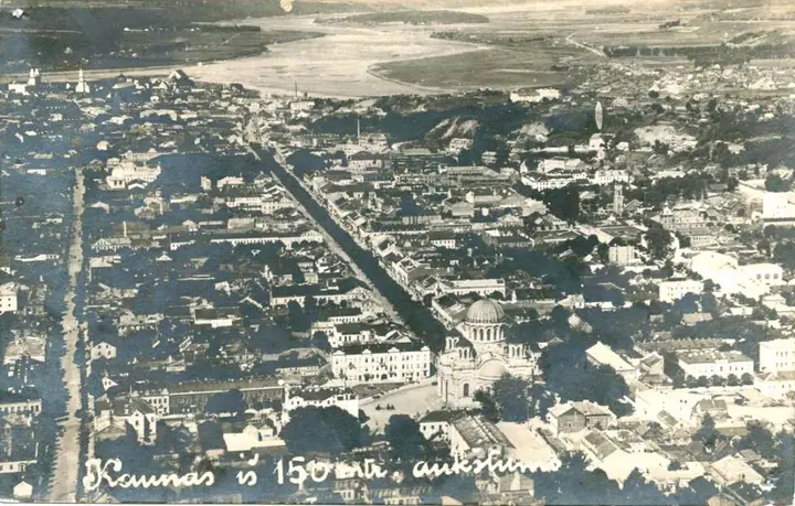 kaunas i 150 m skrydio