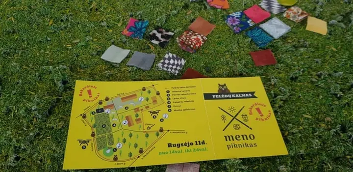 meno piknikas kvietimas