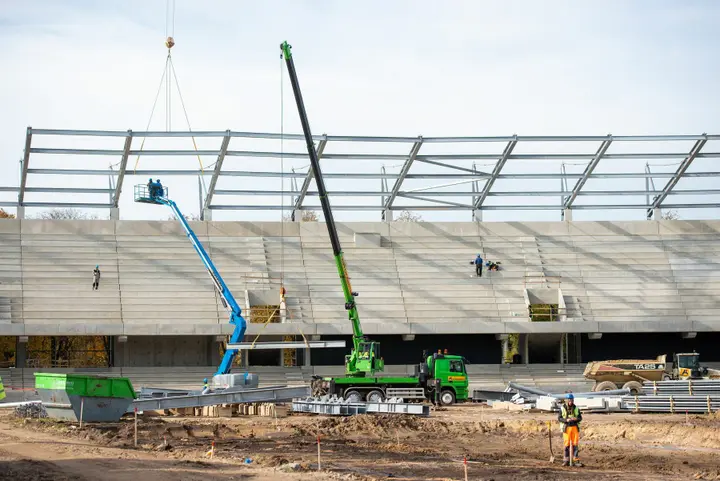 s dariaus ir s gireno stadiono rekonstrukcija