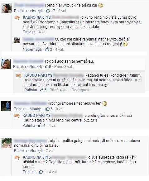 Kauno naktys komunikacija