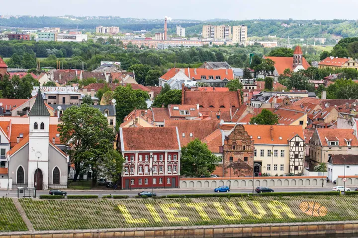 Nuo Kauno panoramų atsiveriantys vaizdai