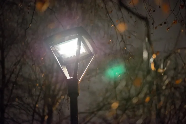 LED apšvietimas Santakos parke