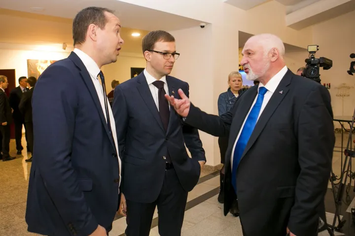 V.Gapšys ir V.Mazuronis - Darbo partija