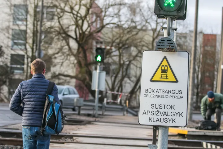 Policijos reidas prie Amalių sankryžos
