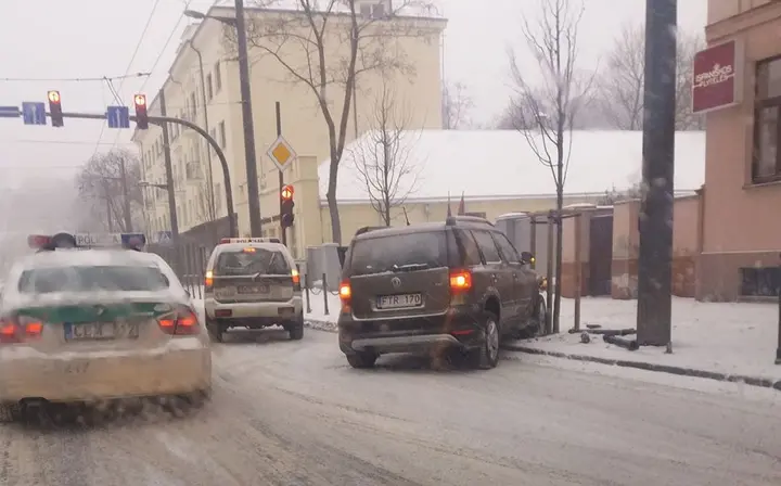 Apsnigtos Kauno gatvės