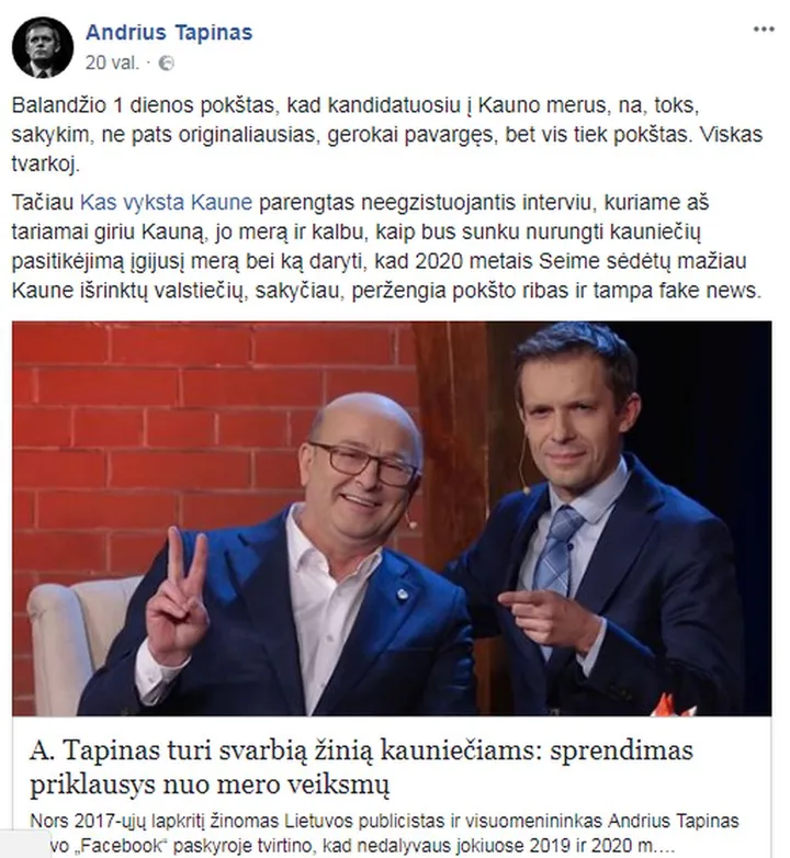 a tapino irasas socialiniame tinkle