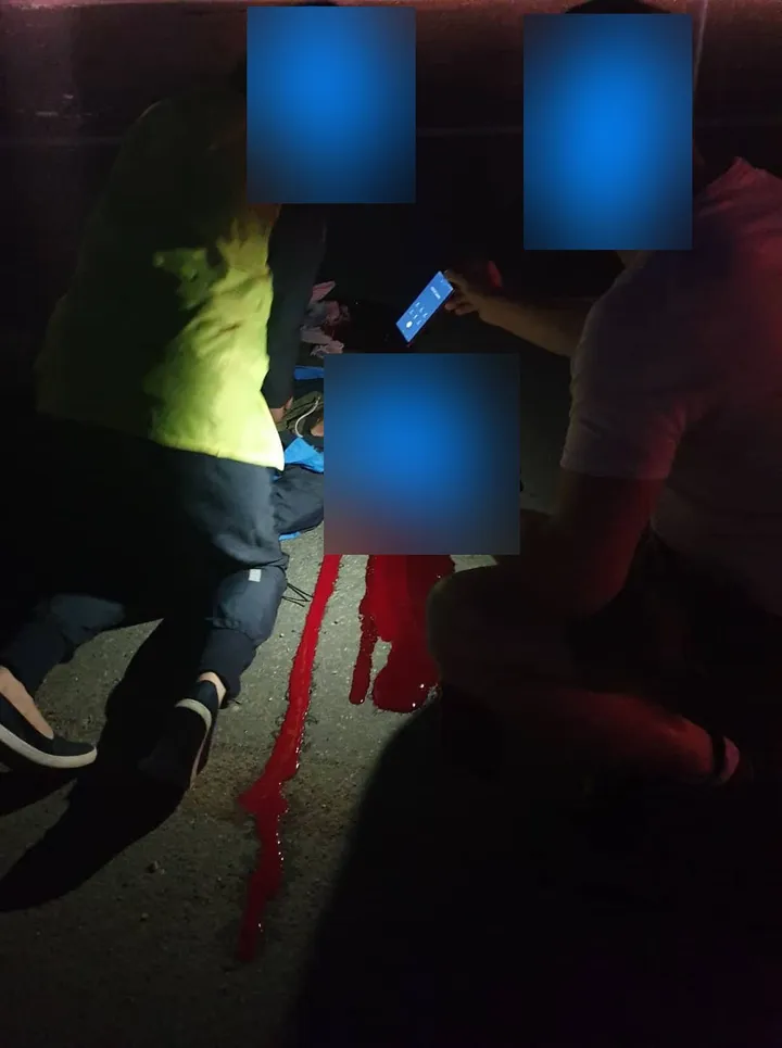 Vyrą iš pradžių bandė gaivinti įvykio vietoje buvę kauniečiai / „Kas vyksta Kaune“ skaitytojų nuotr.