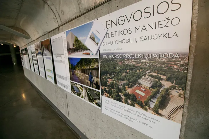 Lengvosios atletikos maniežo projektų viešas aptarimas