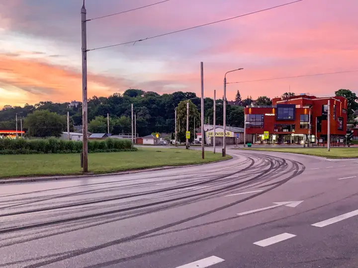 Drifto filmavimas Kauno pilies žiede