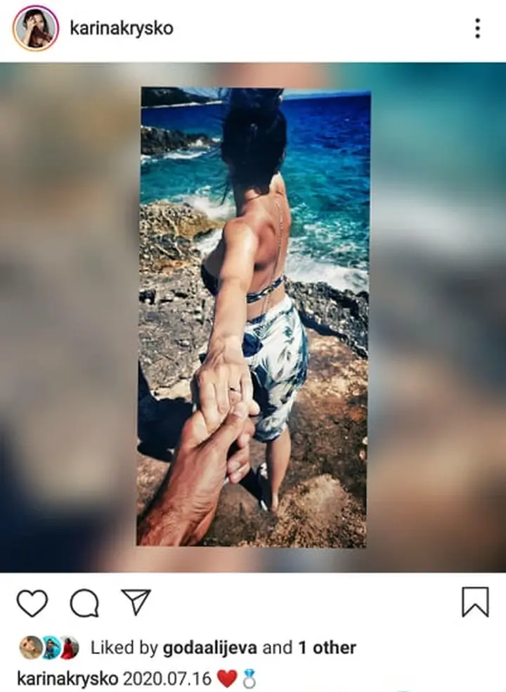 k krysko instagram paskyroje prane apie suadtuves