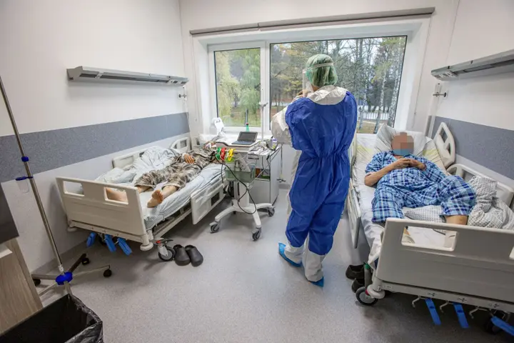Koronaviruso pacientai VUL Santaros klinikose