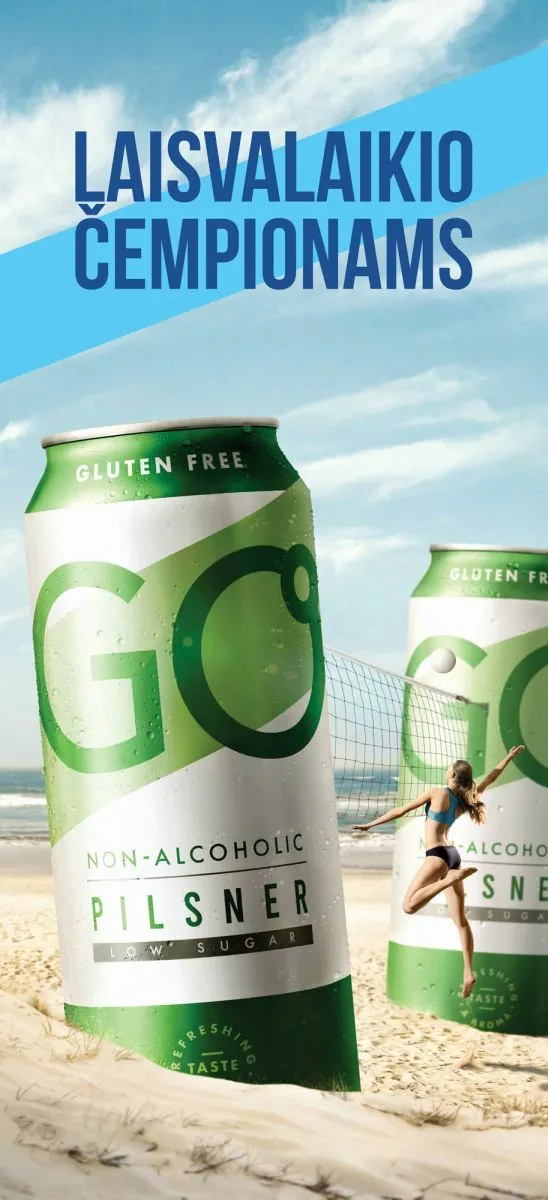 „GO Pilsner“ alus / Organizatorių nuotr.