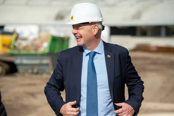 fifa prezidentas gianni infantino