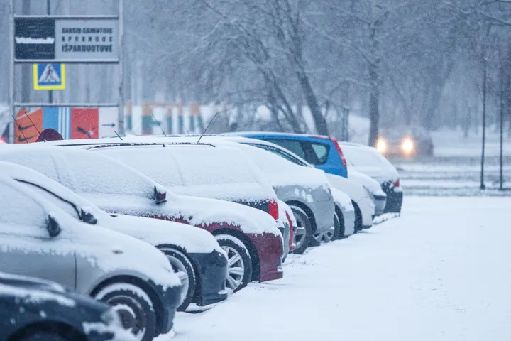 Pirmas sniegas Kaune