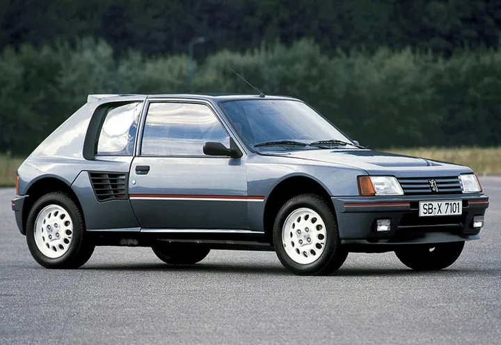 1984 peugeot 205 t16 tcr nuotr