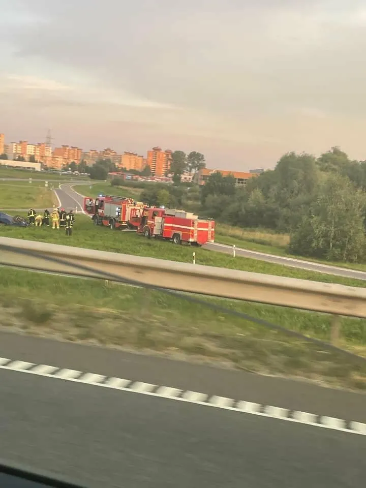 Avarija vakariniame aplinkkelyje / DELFI nuotr.