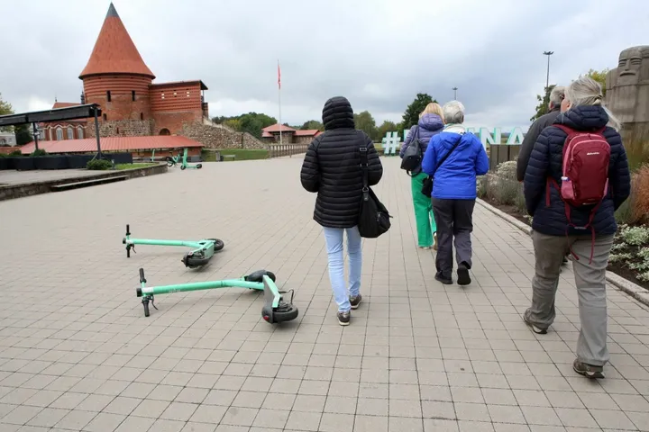 „Bolt“ elektriniai paspirtukai / M. Patašiaus nuotr.