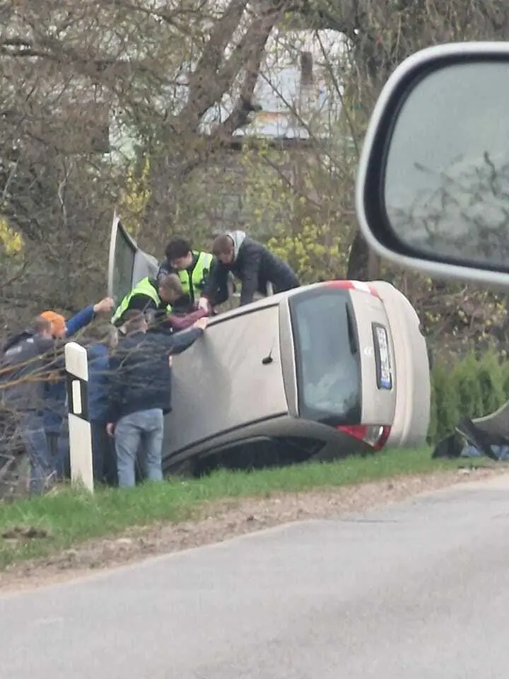 Avarija Lapių kelyje
