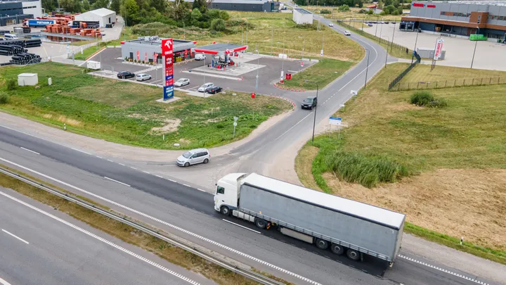 Pavojinga sankryža Via Baltica kelyje