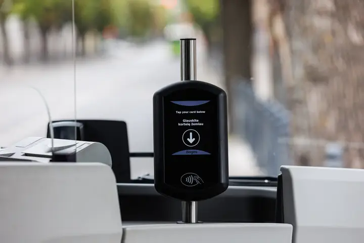 Viešajame transporte aktyvuojami STOP mygtukai