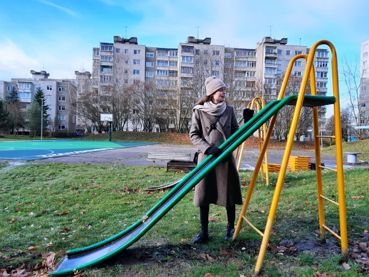 E. Šimkutės vaikystės čiuožyklos. Bent kelias ji siekia išsaugoti / KVK nuotr.